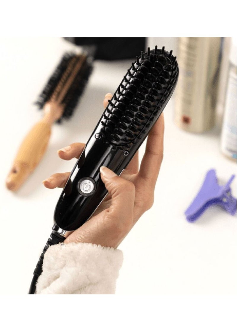 Original Soft Hair Straightening Brush Mini Black Colour