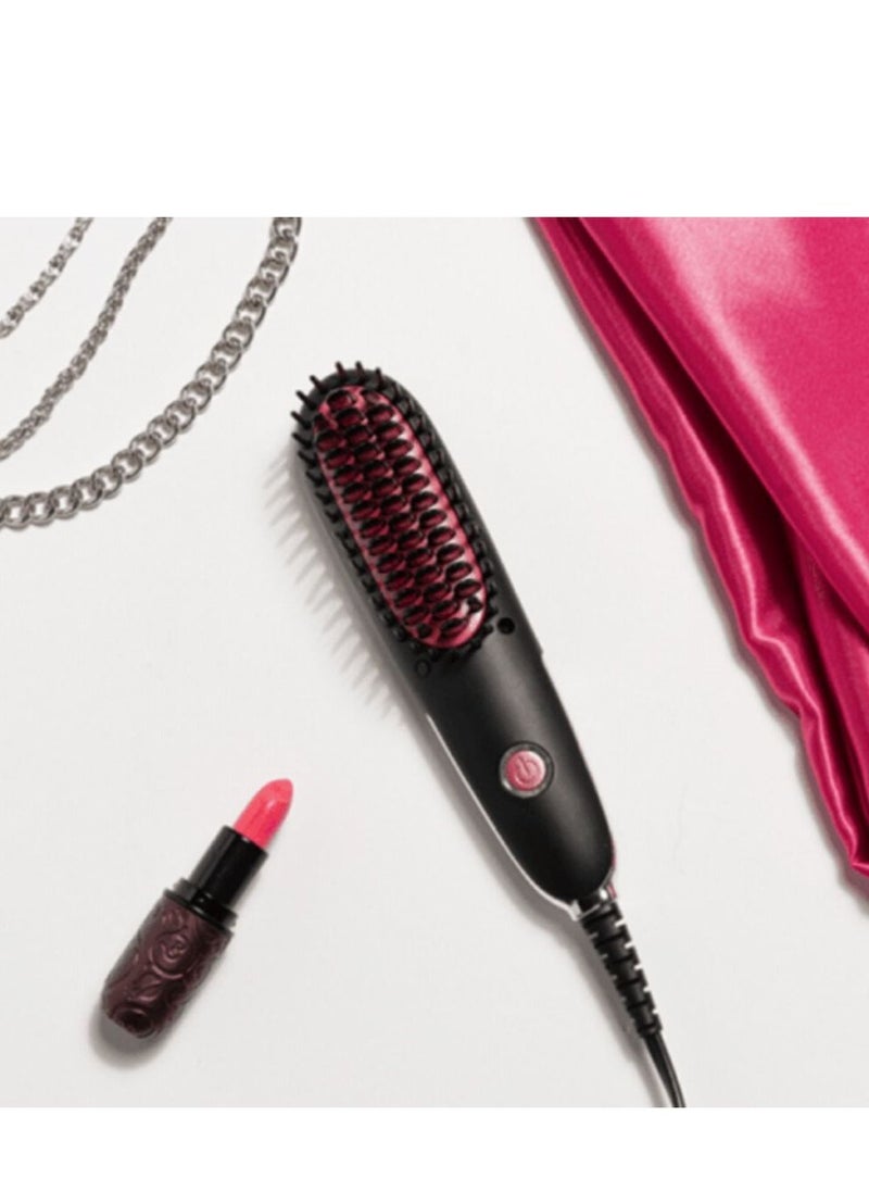 Original Soft Hair Straightening Brush Mini Black Colour