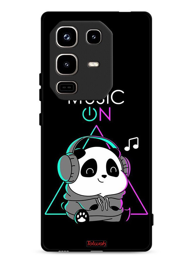 Tolwak Infinix Note 50 Pro 4G Protective Case Cover Music On Panda - Image 1