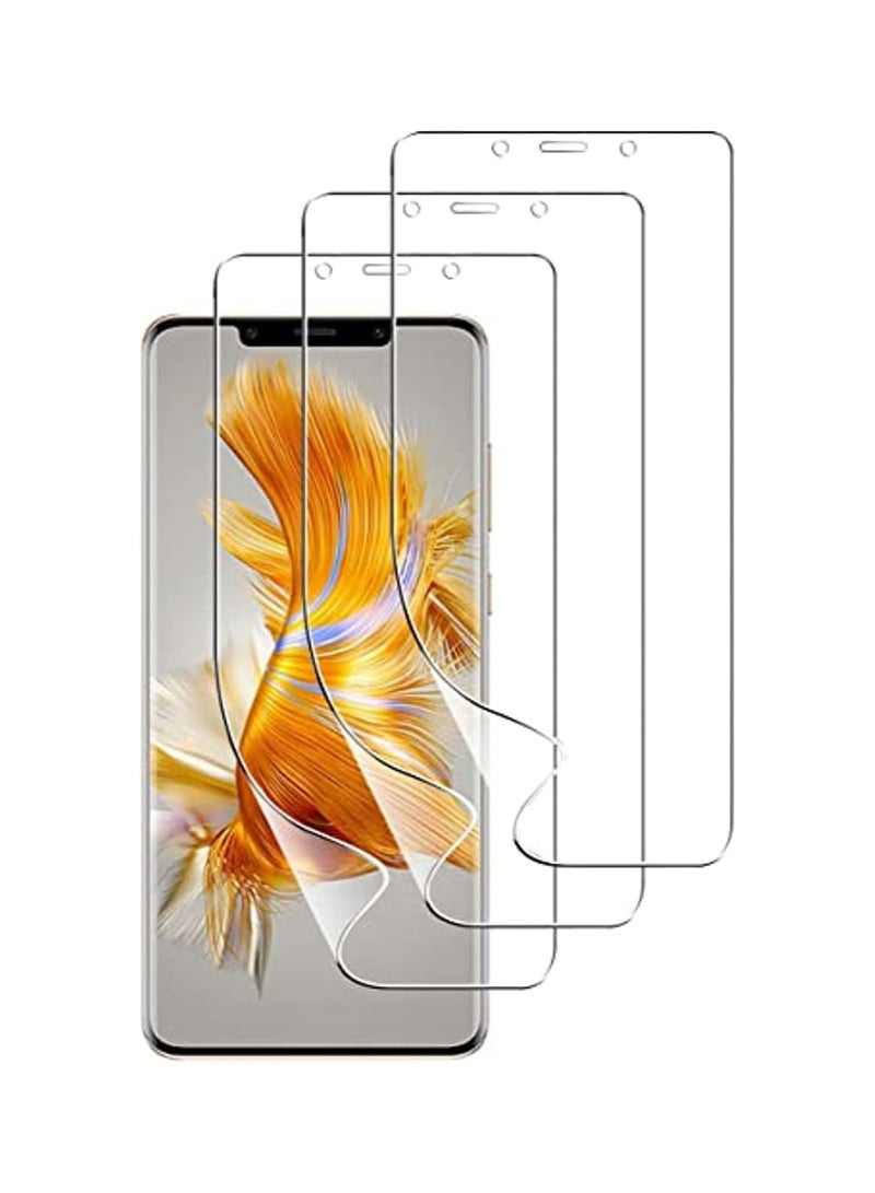 general Elastic Skin Screen Protector Compatible with Huawei Mate 50 Pro, Soft TPU HD Transparent No Bubble Self-Healing, Support Fingerprint Unlock, Mate 50 Pro Screen Protector - Image 1
