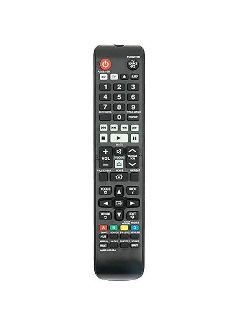 Ah59-02538A Remote Fit For Samsung Blu-Ray Home Entertainment System Ht-Fm53 Ht-F5500 Ht-F5550 Ht-F6500 Ht-F6530 Ht-F5530 Ht-F5500W Ht-F6500W Ht-F6530W Ht-F5500K Ht-F5550K Ht-Fm65Wc Ht-F6550W
