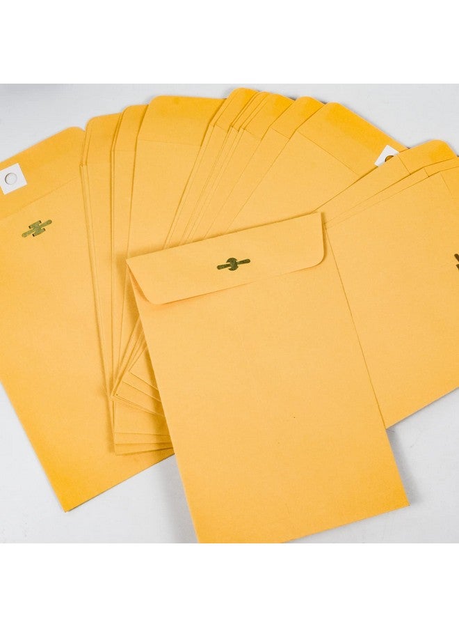Jolbndcv 6” X 9” Clasp Envelopes With Gummed Seal Brown Kraft Catalog Envelopes Clasp Mailing Envelopes For Home Office Business 28 Lb Kraft Paperpack Of 30 - Image 5