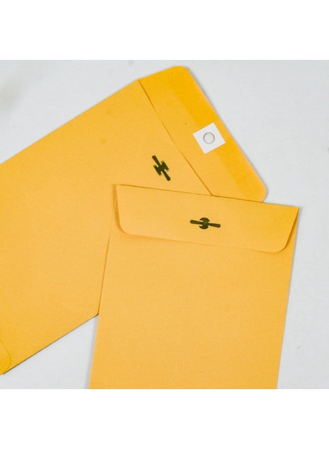 Jolbndcv 6” X 9” Clasp Envelopes With Gummed Seal Brown Kraft Catalog Envelopes Clasp Mailing Envelopes For Home Office Business 28 Lb Kraft Paperpack Of 30 - Image 4