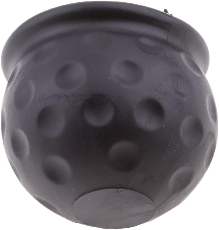 klarakoCar Trailer Caravan Tow Bar Ball Protective Cover 50mm Cap klarakoBlack, 50mmx55mm - Image 5