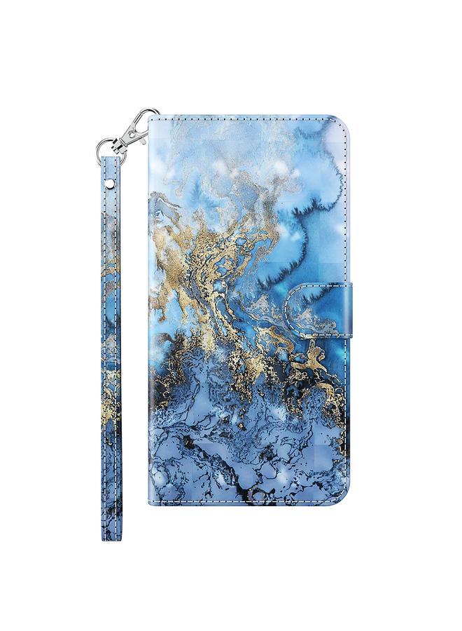 S-TOP Case For Samsung Galaxy M13 4G 3D Painting Pattern TPU + PU Leather Phone Case - Image 2