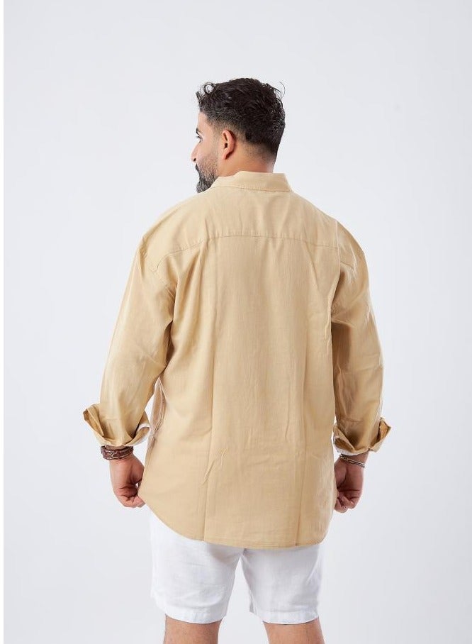 OtherMax Natural linen shirt - Image 3