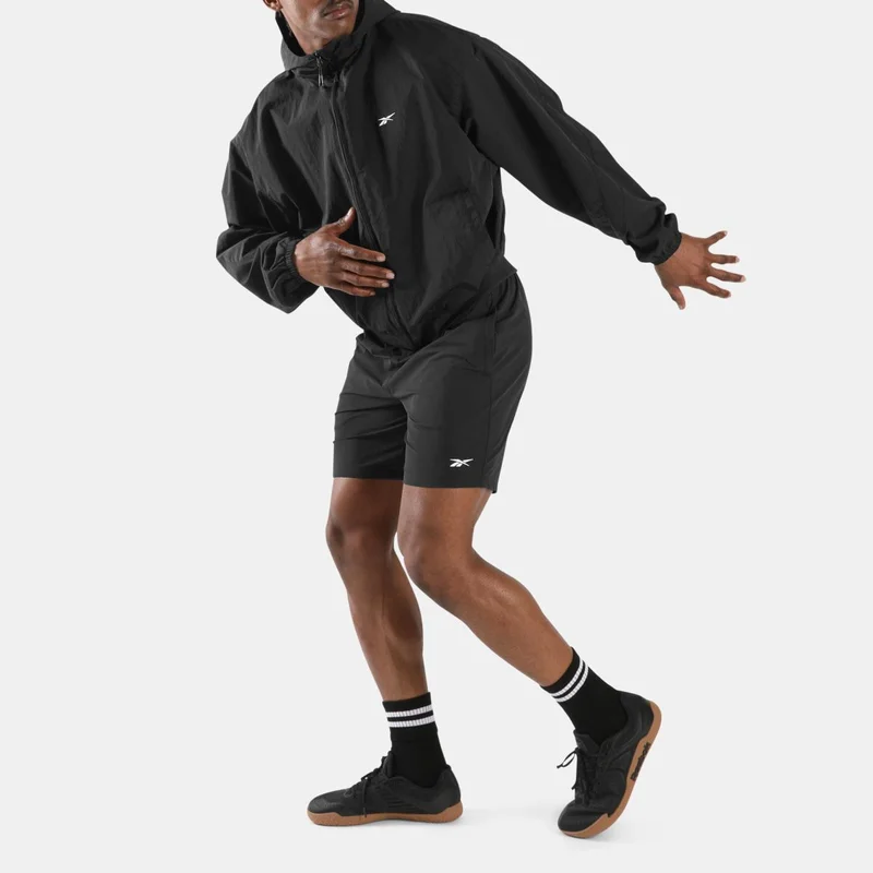 ريبوك Basketball Hooded Track Jacket