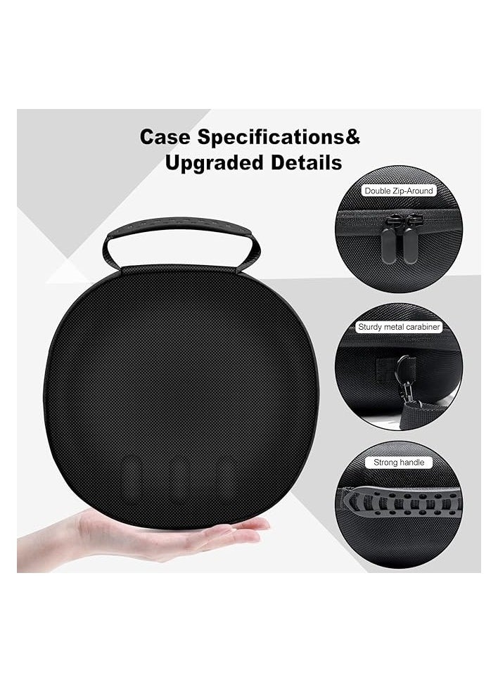 PROMASS Promass Hard Carrying Case Compatible with Meta Oculus Quest 3, VR Gaming Headset and Touch Controllers Accessories Carry Bag, Suitable for Travel and Home Storage Case (Black)  - Image 4
