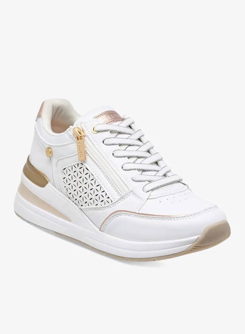 سيليست سنيكرز نسائي بأربطة وتفاصيل متباينة