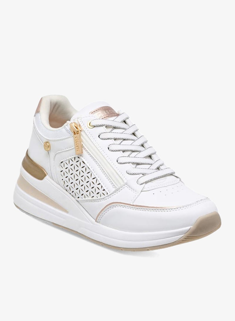 سيليست سنيكرز نسائي بأربطة وتفاصيل متباينة - Image 2