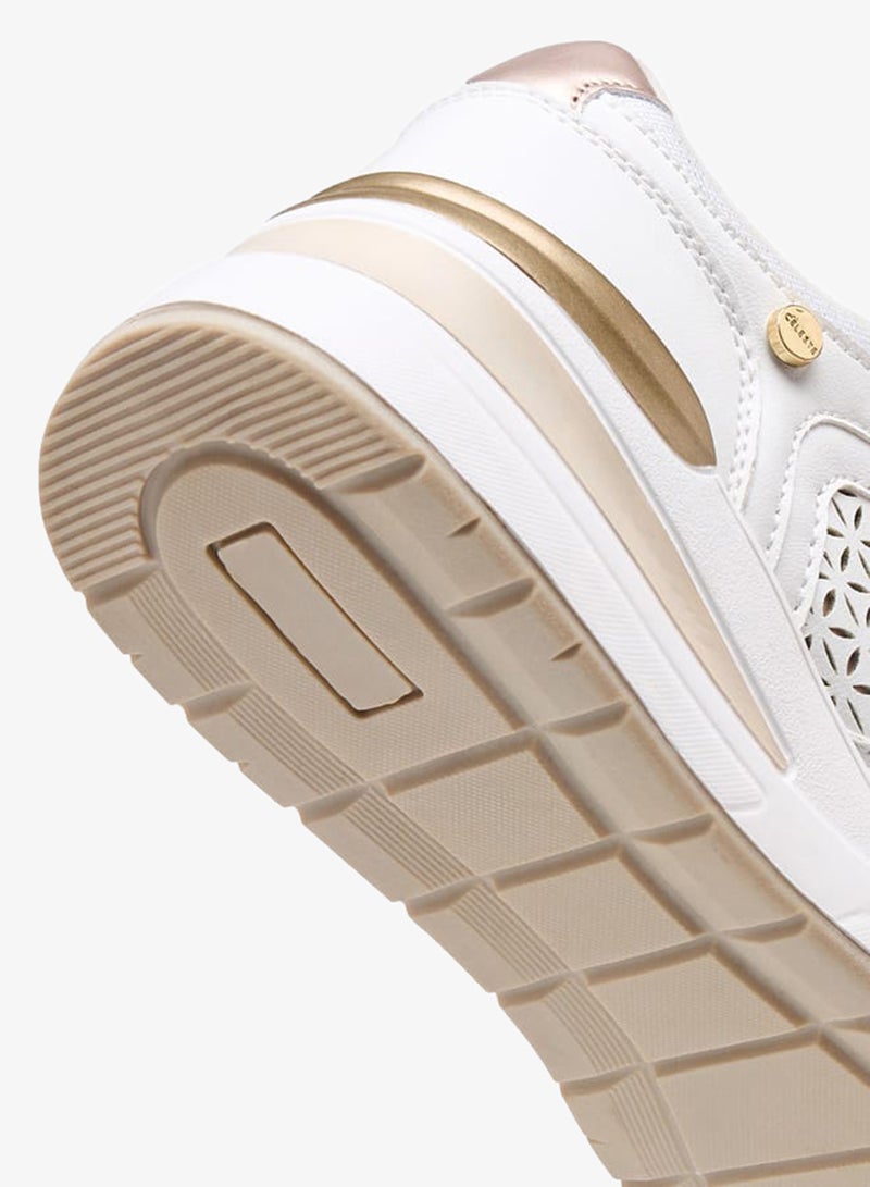 سيليست سنيكرز نسائي بأربطة وتفاصيل متباينة - Image 5