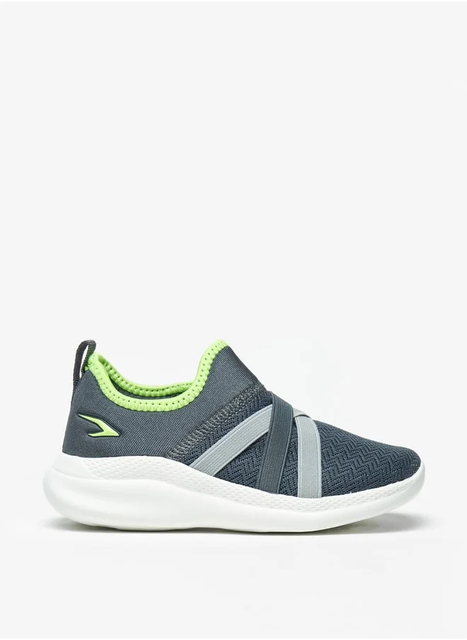 داش Boys's Textured Slip-On Walking Shoes