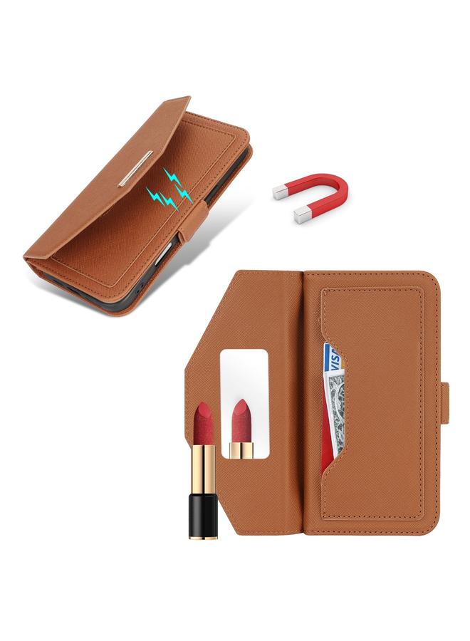 S-TOP Case For iPhone 16 Pro Max Cross Texture Crossbody Lanyard Leather Phone Case - Image 5