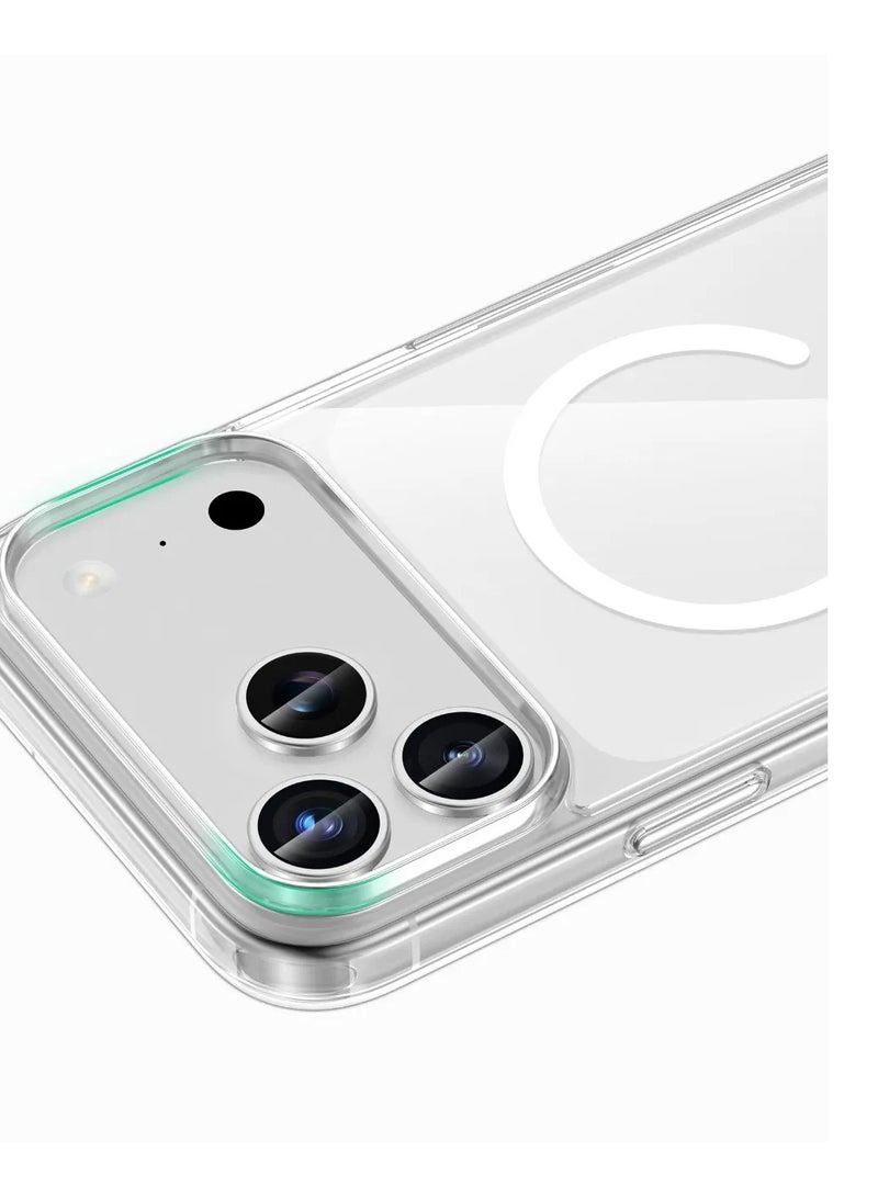 GREEN LION MagSafe Crystal Clear Cover iPhone 17 Pro Max with High-level Protection & Ultra Drop Protection / Ultra Drop Protection / Camera Protection - Clear - Image 2