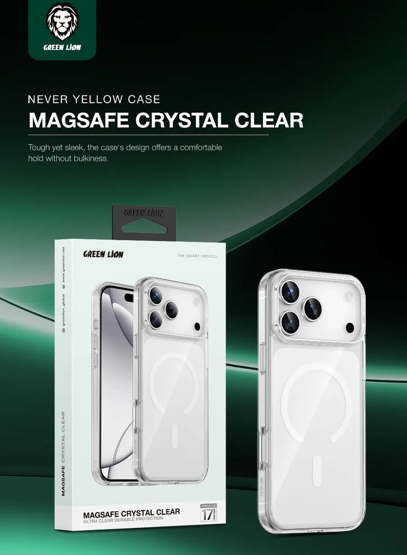GREEN LION MagSafe Crystal Clear Cover iPhone 17 Pro Max with High-level Protection & Ultra Drop Protection / Ultra Drop Protection / Camera Protection - Clear - Image 5