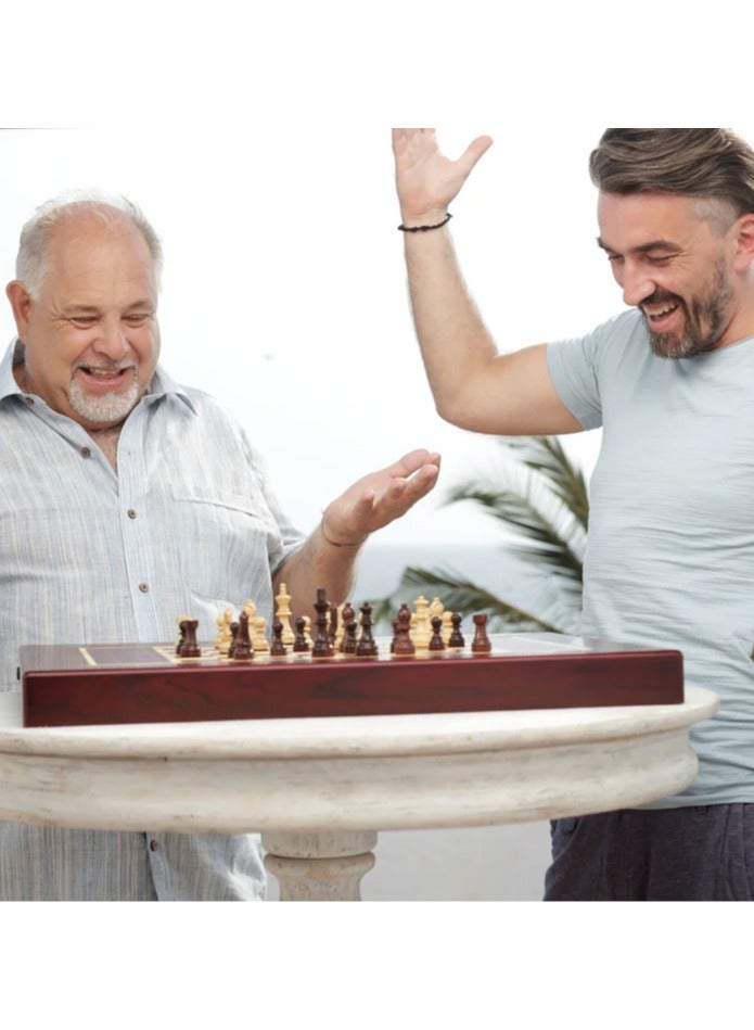 ميكو شيس غراند: رفيقك المثالي في الشطرنج الذكي مع تجربة لعب آلية بالكامل لجميع مستويات المهارة. أذكى لوح شطرنج إلكتروني في العالم مع قطع شطرنج خشبية مغناطيسية تتحرك ذاتيًا. - Image 5