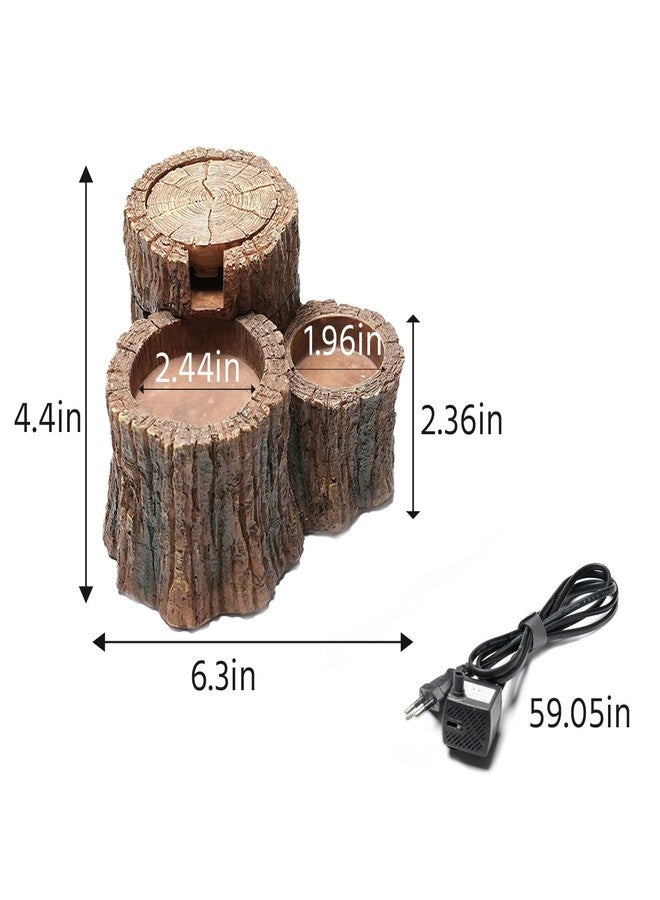 Repticircle 550ML Reptile Water Fountain with Food Dish - Terrarium Drinking Fountain for Bearded Dragon, Gecko, Chameleon, Lizard, Tree Frog & Turtle - Keeps Water Clear, Easy-to-Use Water Dispenser - Image 4