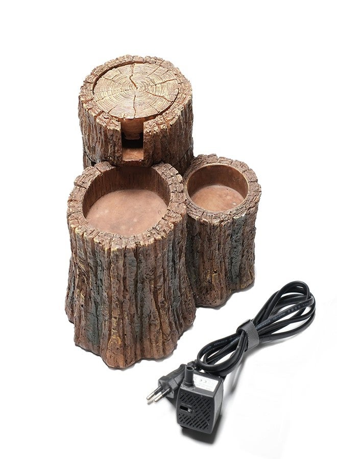 Repticircle 550ML Reptile Water Fountain with Food Dish - Terrarium Drinking Fountain for Bearded Dragon, Gecko, Chameleon, Lizard, Tree Frog & Turtle - Keeps Water Clear, Easy-to-Use Water Dispenser - Image 1