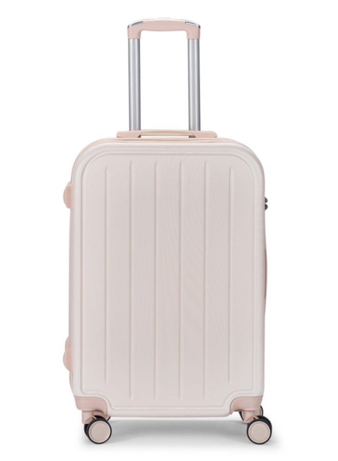 ليمرا طقم شنط سفر مكون من 6 حقائب أمتعة بـ 4 عجلات بتصميم حديث بيج - Image 2