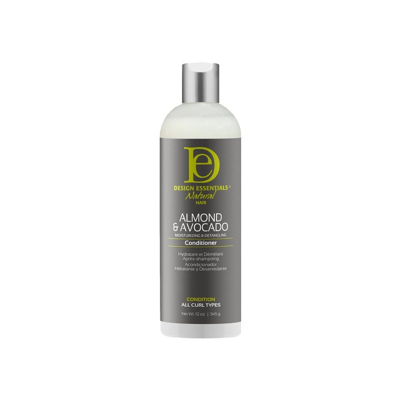 Design Essentials Almond & Avocado Moisturizing & Detangling Conditioner with Shea Butter & Coconut, Conditioner for Natural Hair, 12 oz - Image 1