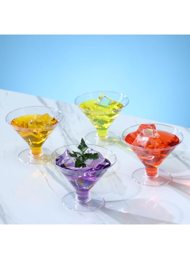 40 pcs Disposable Plastic Cups, 150ml PS Shot Glasses - Shatterproof and Elegant for Parties, Weddings and Family Events - Image 4