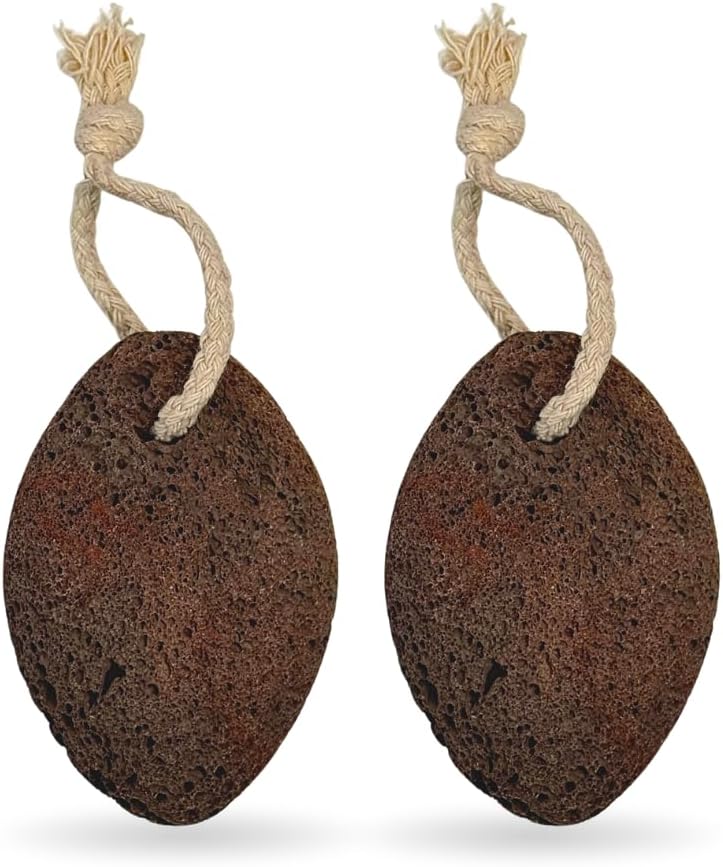 Glitters Pumice Stone for Feet – 2 Pack Ultra Rough and Smooth Callus Remover - Image 1