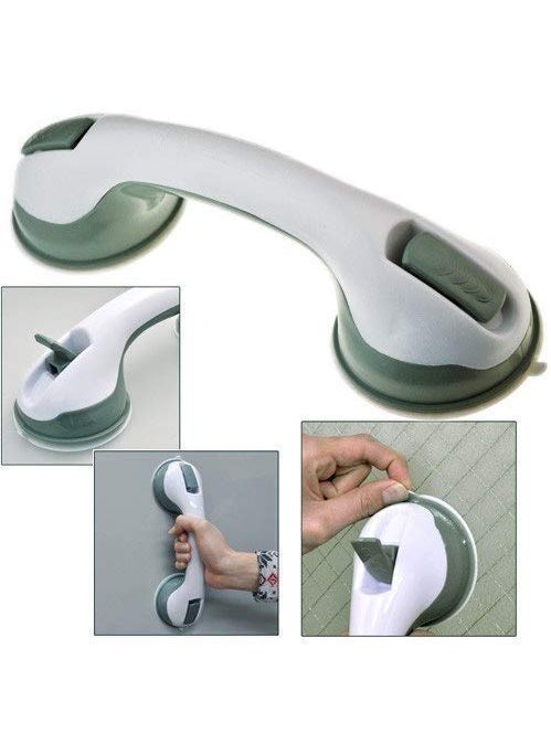 NOBILEA NOBILEA Bathroom Helping Handle Safety Helping Handle Anti Slip Support Toilet Bathroom Safe Grab Bar Handle Vacuum Sucker Suction Cup Handle Rail Grip 1 Pcs  - Image 2