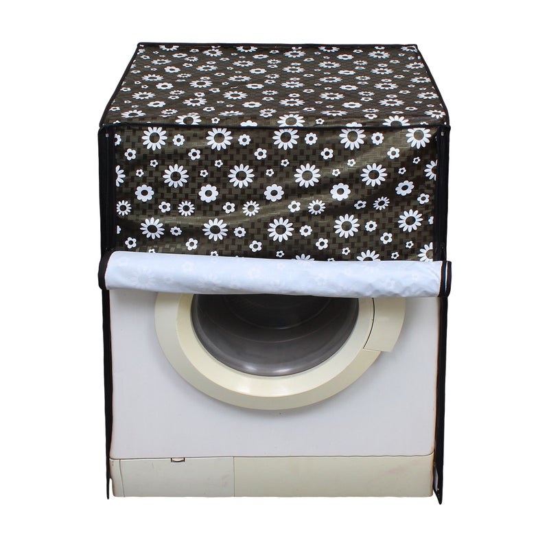 Lithara Waterproof Front Load Washing Machine Cover For 7 Kg, 7.2 Kg, 7.5 Kg, 8 Kg (Design_52) - Image 5
