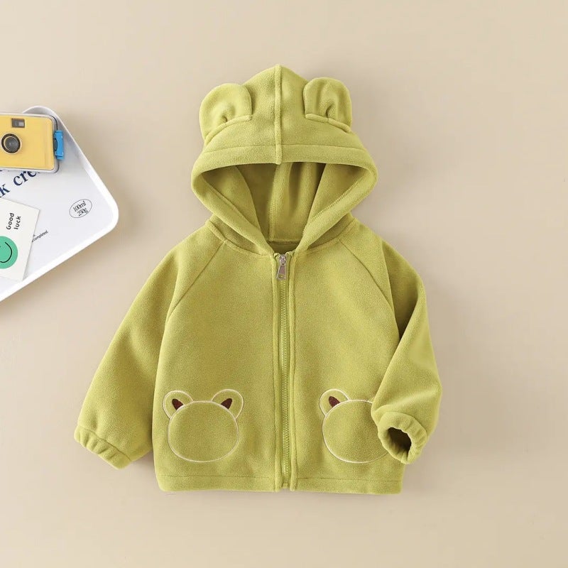 Children'S Coat Winter Clothes Boys' Clothes Baby Winter 2024 Children'S Clothing Baby Fleece Top Autumn Clothes Girls' Fashion - Image 1