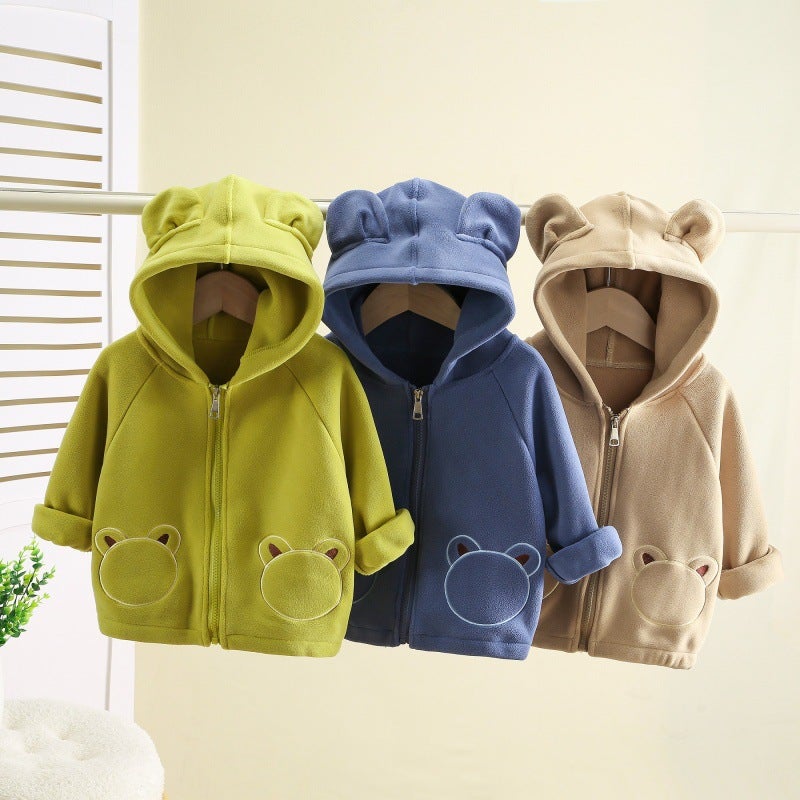 Children'S Coat Winter Clothes Boys' Clothes Baby Winter 2024 Children'S Clothing Baby Fleece Top Autumn Clothes Girls' Fashion - Image 5