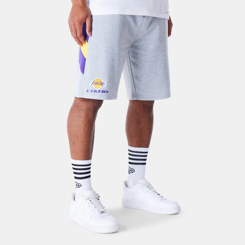 NEW ERA Men's NBA Los Angeles Lakers Panel Shorts