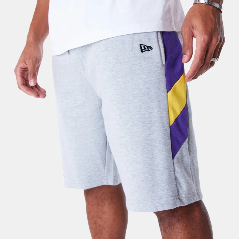 NEW ERA Men's NBA Los Angeles Lakers Panel Shorts