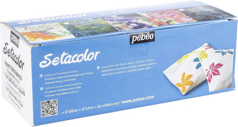 PEBEO Discovery Fabric Paint Set 45ml 10/Pkg-Setacolor Opaque - Image 2