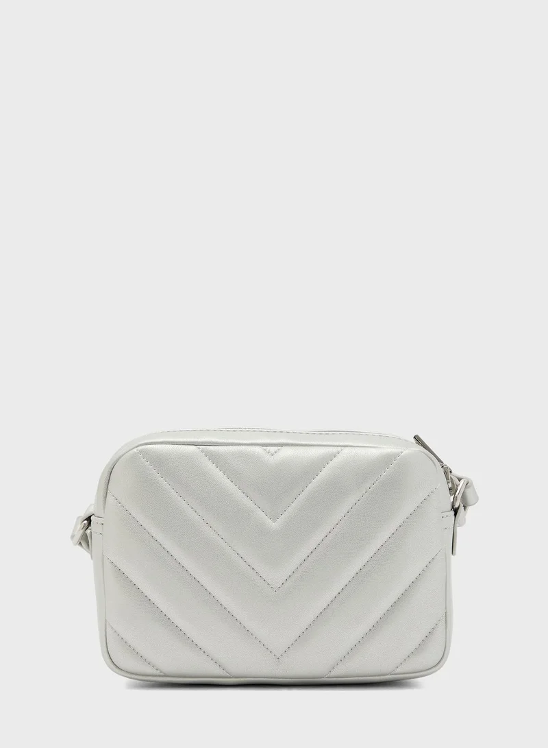 Love Moschino Studded Zip Through Crossbody