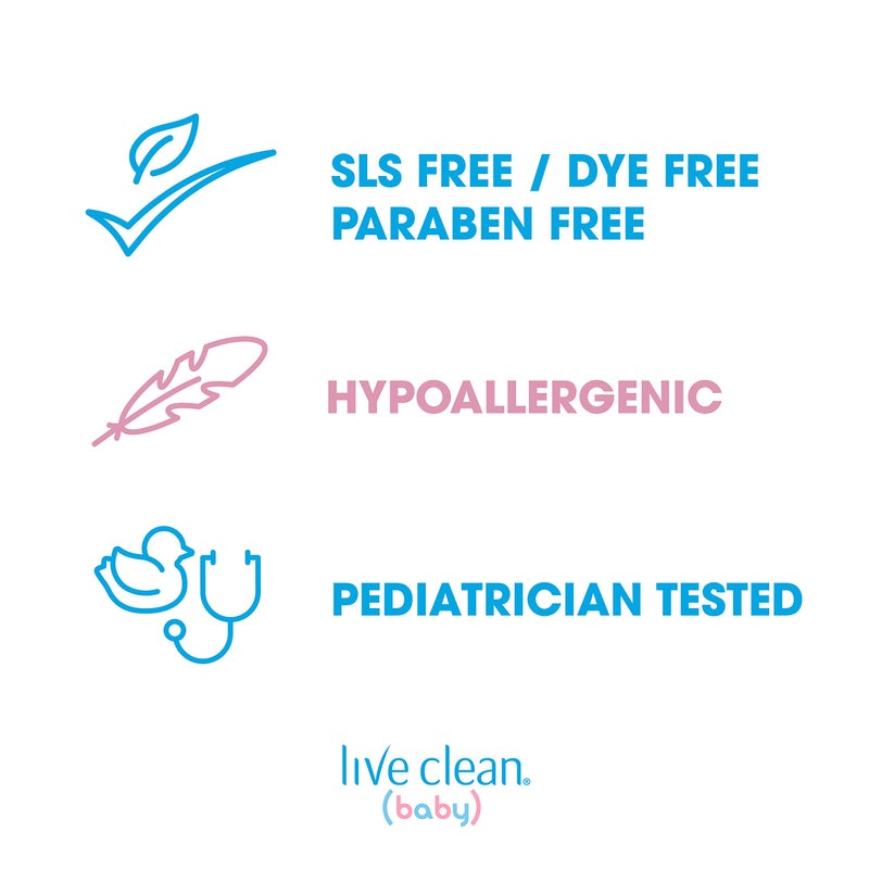 Live Clean لوشن مرطب للأطفال من لايف كلين، 25 أونصة - Image 3