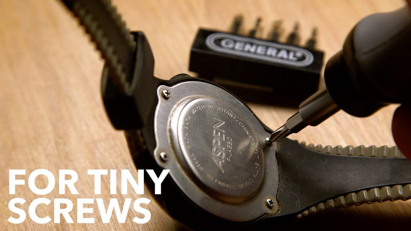 General Tools Precision Cordless Electric Screwdriver #500 with Six Bits and Quick Change Chuck, Handles Difficult, Repetitive Screw-Fastening Jobs - Image 3