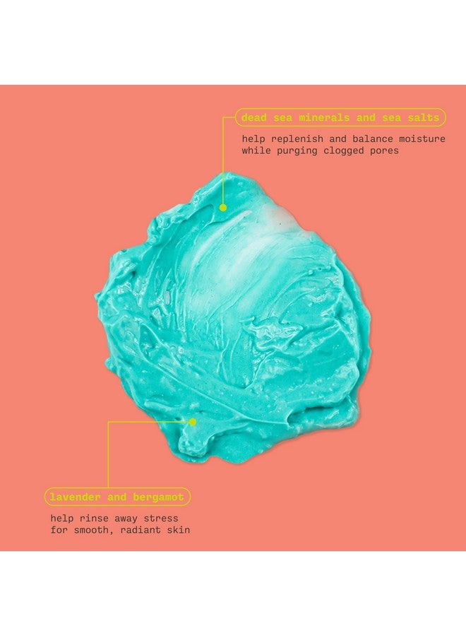 فريمان قناع فريمان الطيني المضاد للتوتر، قناع للوجه بمعادن البحر الميت، الخزامى وملح البحر، يوازن البشرة ويهدئها، يفتح المسام، قناع للوجه لجميع أنواع البشرة، خالٍ من المواد الكيميائية القاسية، أنبوب 175 مل/6 أونصة سائلة، عبوة واحدة - Image 3