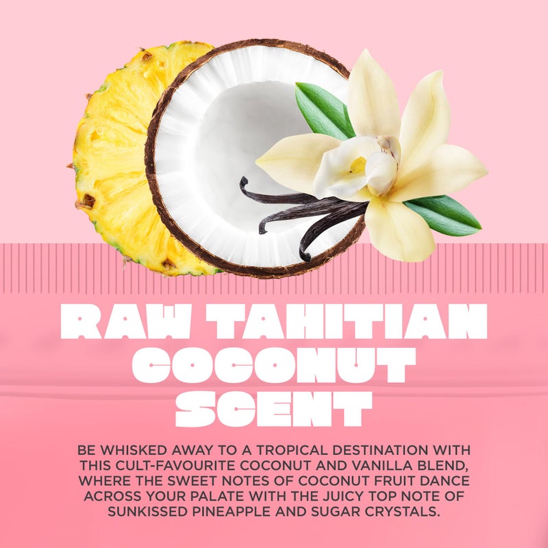 Cake Beauty Desserted Island Vegan Body Sugar Scrub - Shea Butter, Demerara Sugar & Coconut Oil - Gentle Exfoliating Hand, Leg, Foot & Body Sugar Soap Scrub & Moisturizing Shower Wash for Women - Image 3