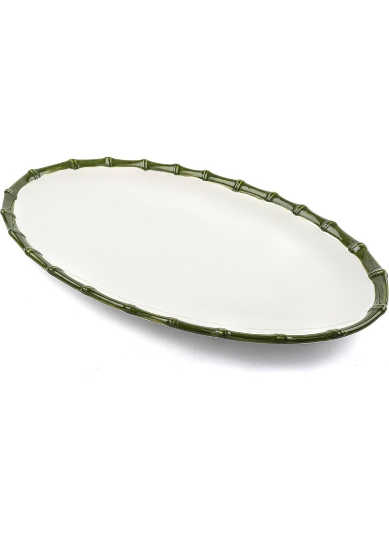 Green Rim Oval Service 50X29CM - pzsku/ZD6C0DEFBE0CD94B16586Z/45/_/1725792870/96147394-e1b2-4183-9928-7852f24547f7