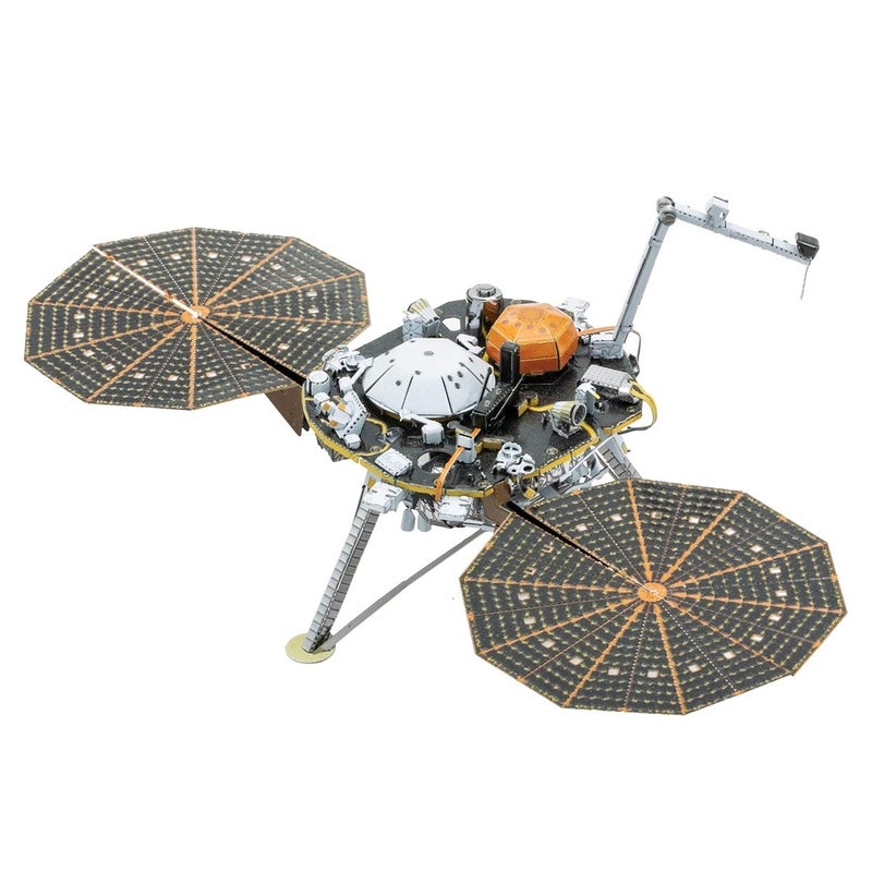 Fascinations Metal Earth Insight Mars Lander 3D Laser Cut Miniature Model Kit MMS193 Age 14 - Image 4