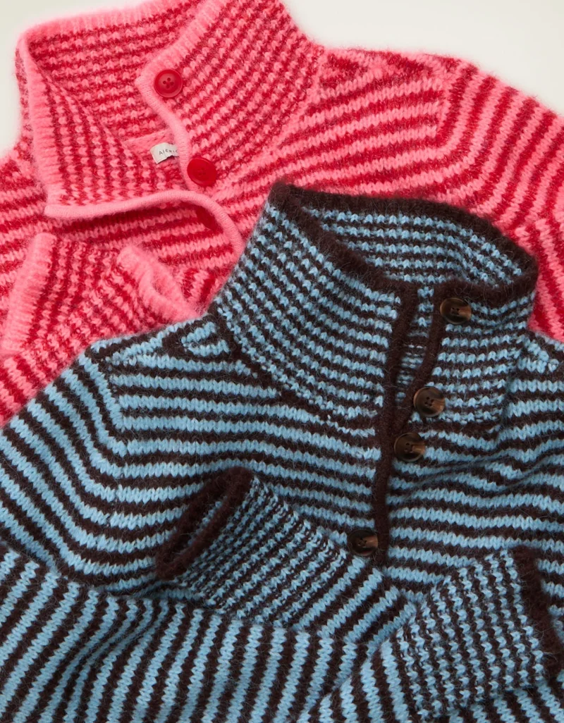American Eagle  AE Mock Neck Cardigan Sweater for Women | Best Price UAE