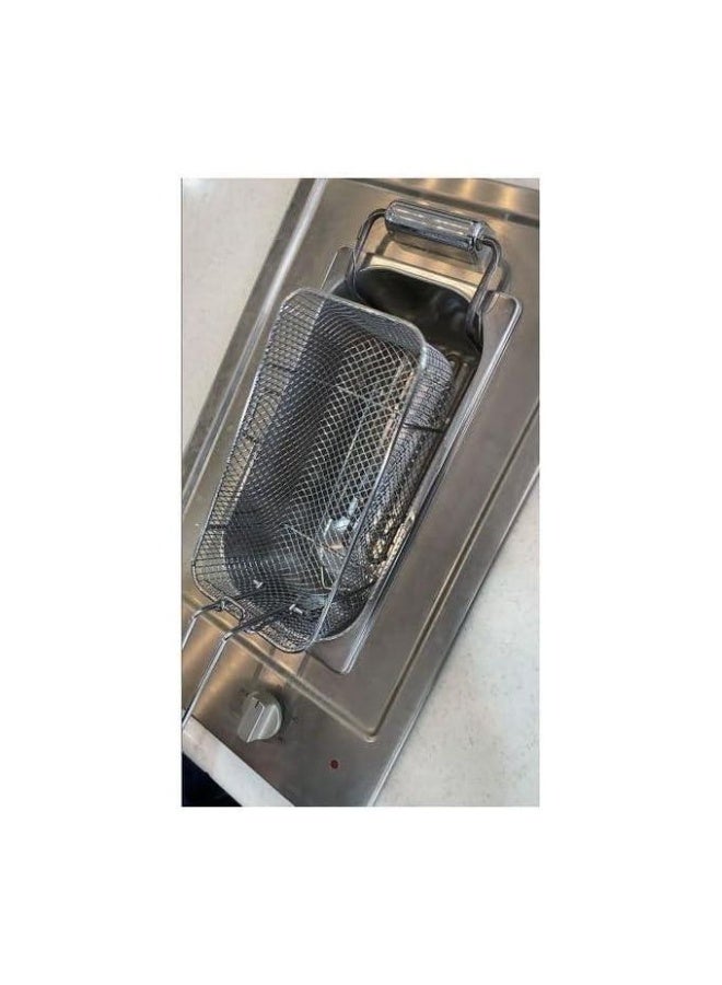 كيتشن لاين قلاية كيتشن لاين كهربائية مدمجة، 30 سم، 2.5 لتر، 2300 واط، فضي ، ZP.JFN001 - Image 4