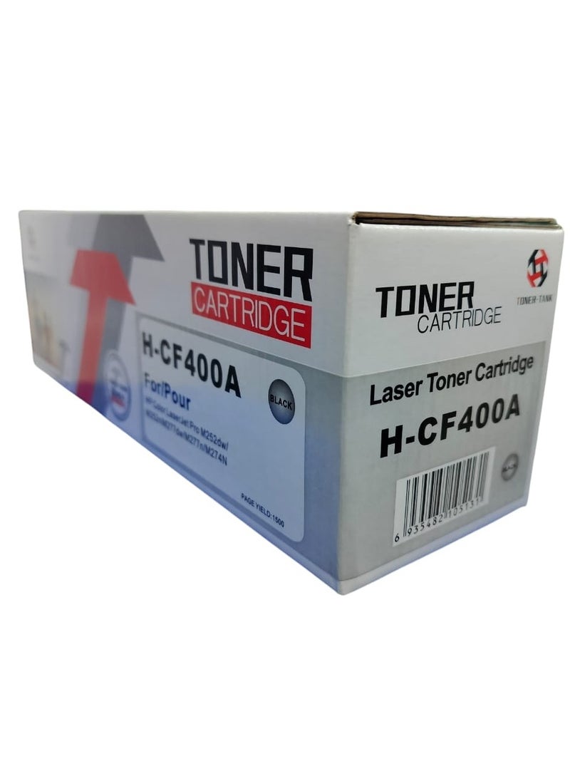 Toner Cartridge Printer Toner Cartridge 201A-CF400A/045K Compatible with M252/M277-610,MF630 Black  - Image 1