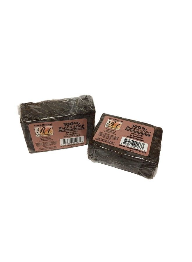 RA COSMETICS 100% Black Soap Black Castor Oil 5 Oz - Image 2