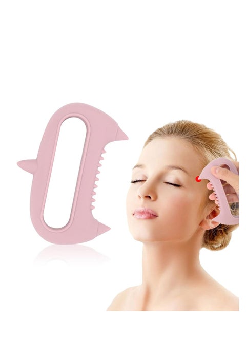 Trigger Point Massager Tool, 3-in-1 Acupoint Body and Deep Tissue Massage Acupressure Tools, Meridian 1 Pcs, Pink
