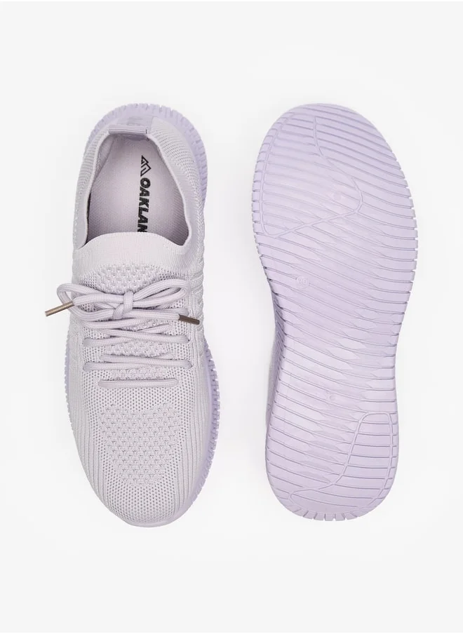 شو اكسبرس Women's Mesh Detail Sports Shoes with Lace-Up Closure