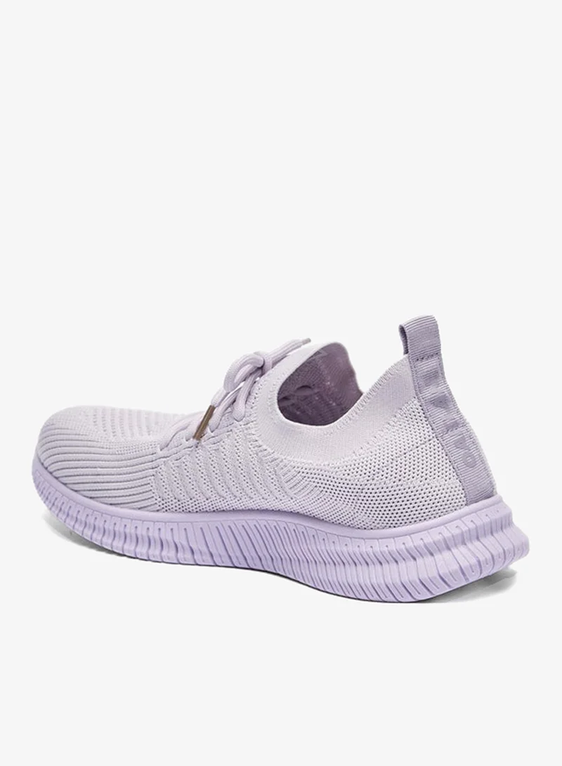 Oaklan by Shoexpress LILAC Mesh Detail Sports Shoes With Lace-Up Closure for Women | Best Price UAE