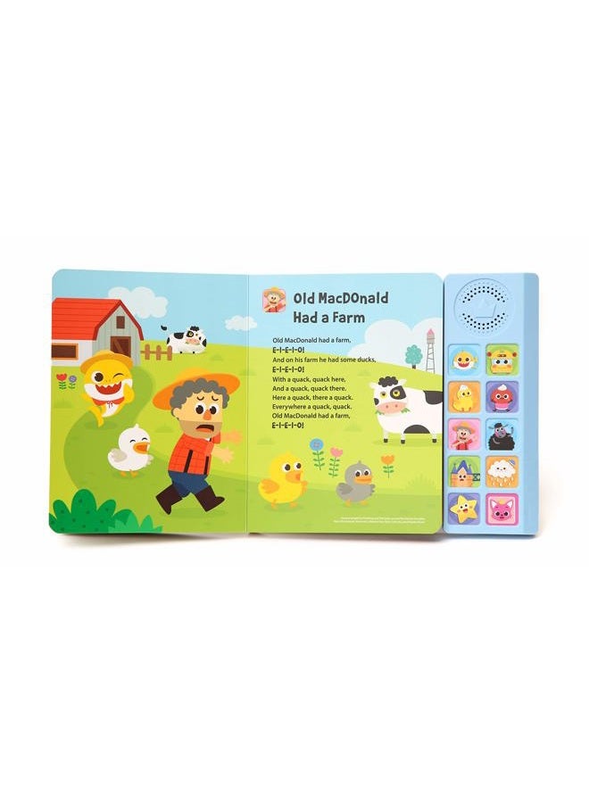 Pinkfong Baby Shark Nursery Rhymes 10 Button Sound Book| Learning & Education Toys | Interactive Baby Books for Toddlers 1-3 | Gifts for Boys & Girls - Image 4