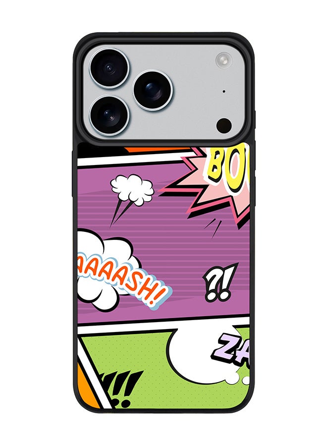 Stylizedd iPhone 17 Pro Case, [Compatible with MagSafe] Slim Magnetic cover Phone Case iPhone 17 Pro -Comic Strip - Image 1