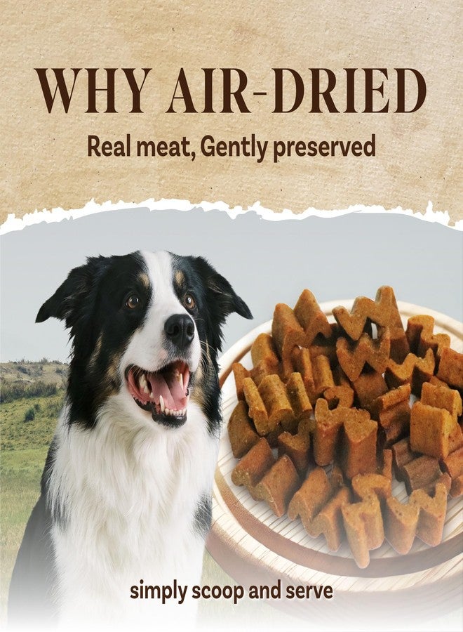 A Freschi srl Air-Dried Dog Food – Real Buffalo & Chicken Recipe - All Natural, High Protein, Grain Free, Limited Ingredient w/W-Shaped Pieces (1 lb) - Image 2